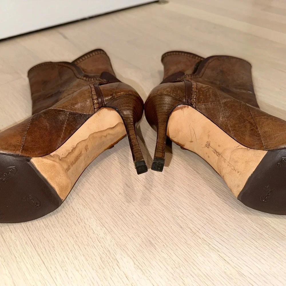 Manolo Blahnik patchwork leather - Picture 6 of 6
